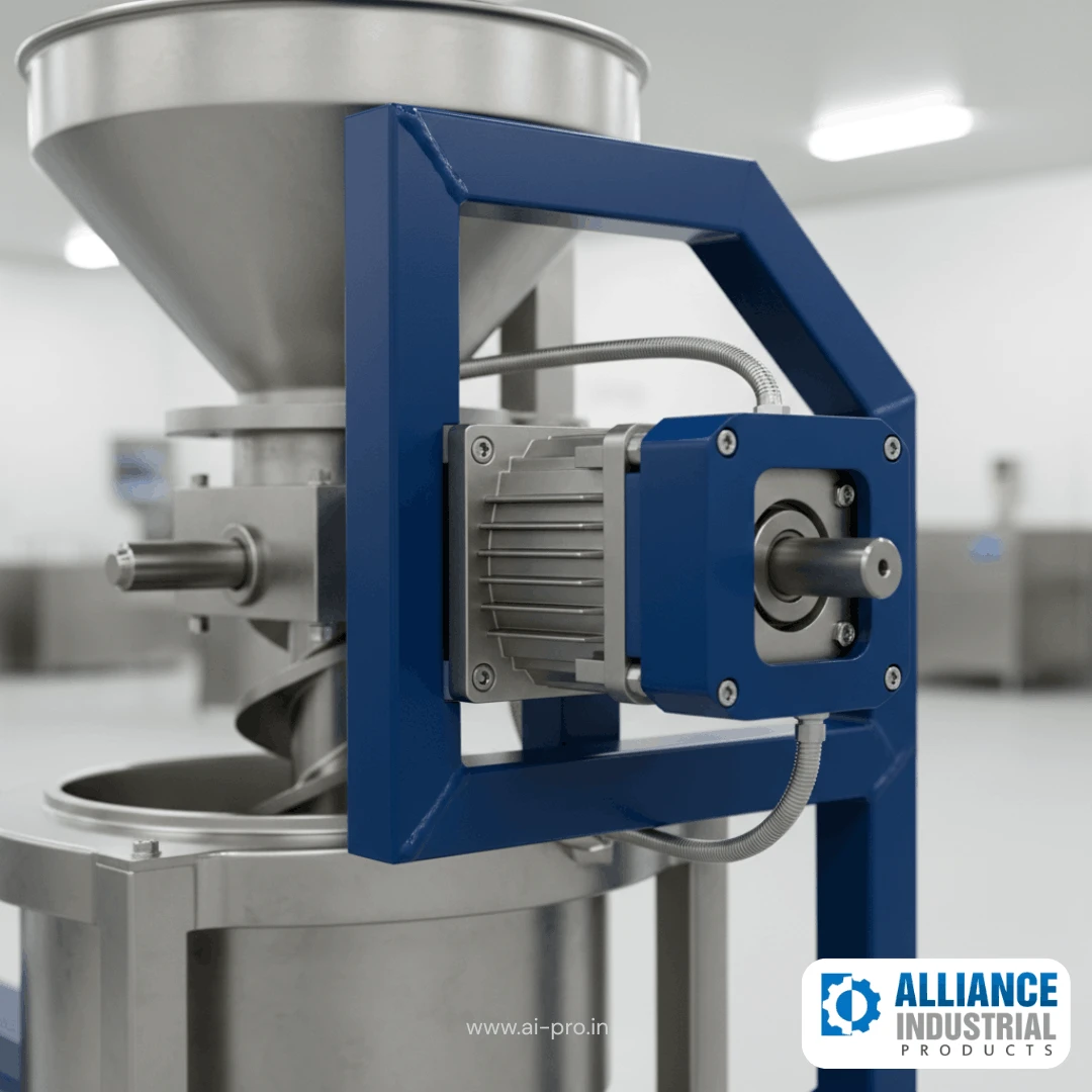 Worm reduction food industry gearbox used in food mixing and dosing machinery