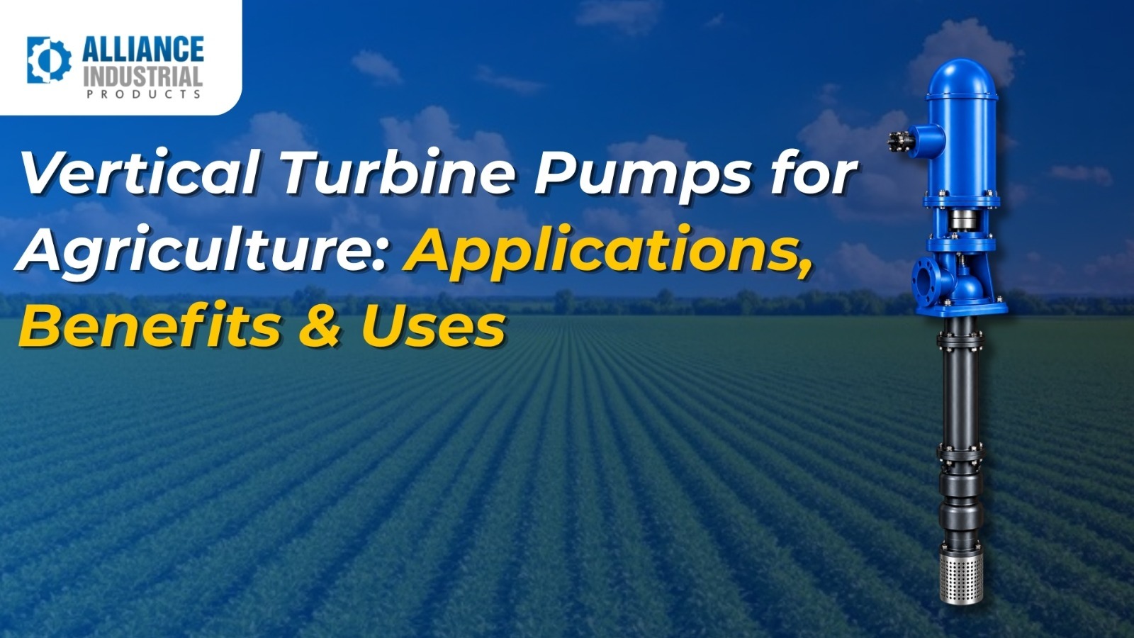 vertical turbine pump for agriculture