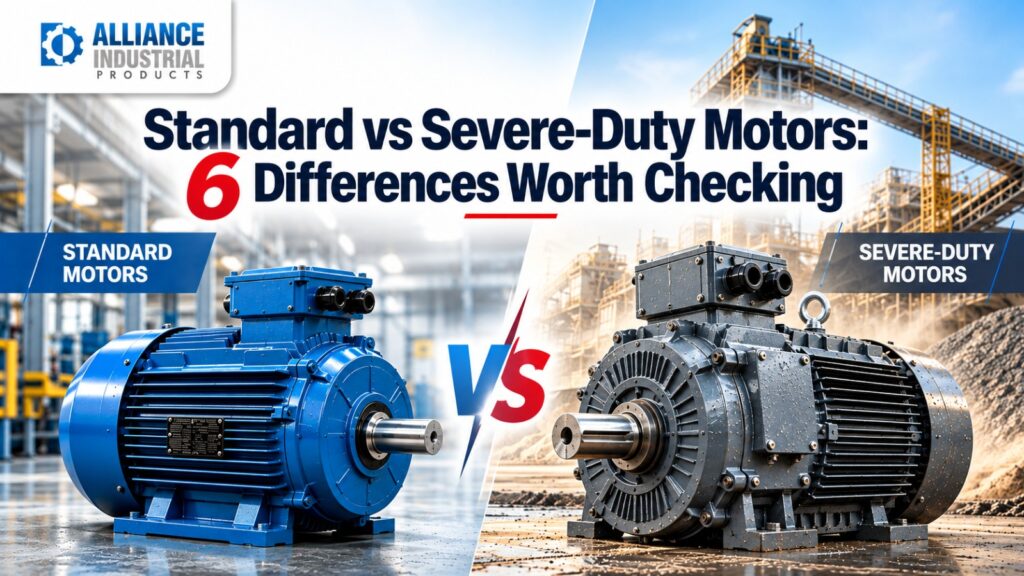 severe duty motor vs standard motor